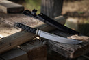 North Mountain Blade “Ninja” Tanto 9.45" Hand-Polished HITACHI SLD-MAGIC Fixed Blade 3-Layer Steel