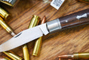 North Mountain Blade Lanny Traditional Pocket Knife M390 Hand-Polished Blade Desert Ironwood Handle