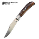North Mountain Blade Lanny Traditional Pocket Knife M390 Hand-Polished Blade Desert Ironwood Handle