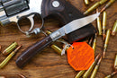 North Mountain Blade Lanny Traditional Pocket Knife M390 Hand-Polished Blade Desert Ironwood Handle