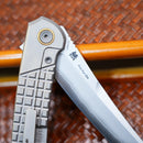 North Mountain Blade Zero 2507-Grid – 3.5" SLD-Magic Tanto Titanium Frame Lock Knife