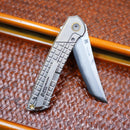 North Mountain Blade Zero 2507-Grid – 3.5" SLD-Magic Tanto Titanium Frame Lock Knife