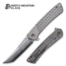 North Mountain Blade Zero 2507-Grid – 3.5" SLD-Magic Tanto Titanium Frame Lock Knife