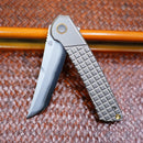 North Mountain Blade Zero 2507-Grid – 3.5" SLD-Magic Tanto Titanium Frame Lock Knife