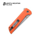North Mountain Blade 2406-OR chop 2 thumb disc 45 acp style orange g10