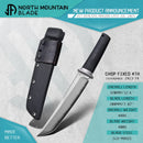 North Mountain Chop 4th Gen Tanto Knife 2413-T4 – SLD-MAGIC Steel, Full Tang