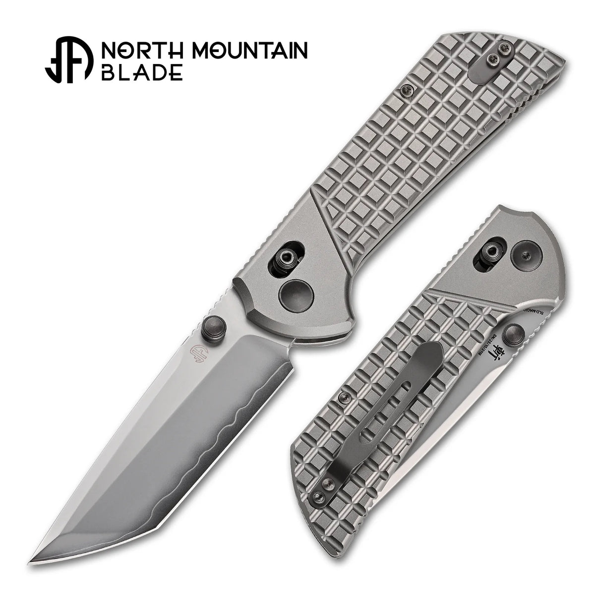 North Mountain 2532-TI CHOP Textured Titanium | SLD-Magic Tanto Knife
