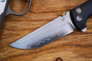 North Mountain Blade Chop 2 – SLD-Magic Black G10 Knife | .45 Thumb Disc & Button Lock (2406BK)