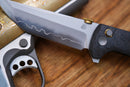 North Mountain Blade Chop 2 – SLD-Magic Carbon Fiber Knife | .45 Thumb Disc & Button Lock (2406-CF)