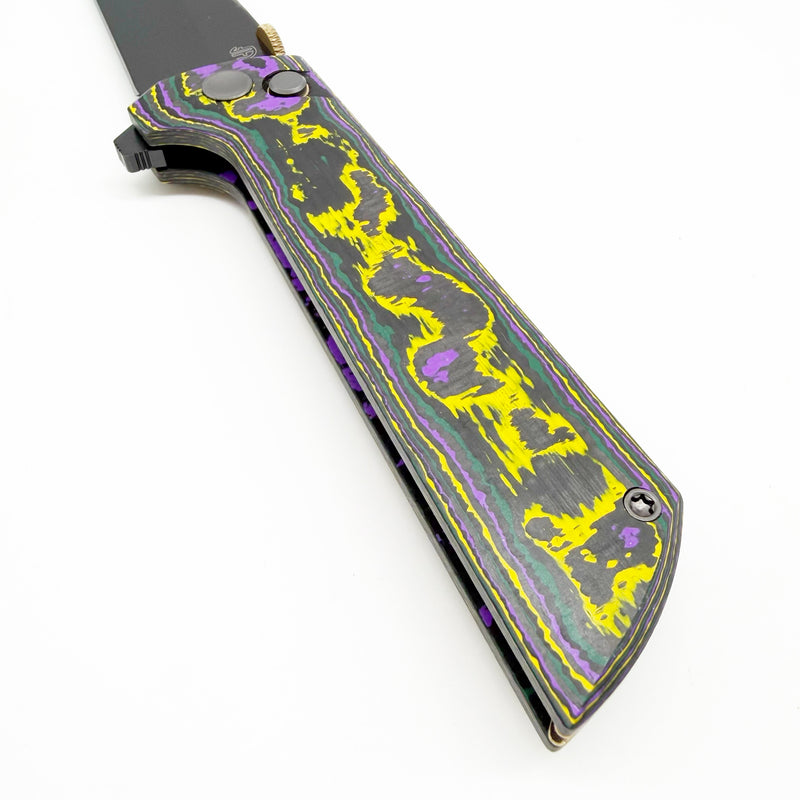 North Mountain 2406 Venom UV Reactive Carbon Fiber Chop2 SLD DLC Tanto