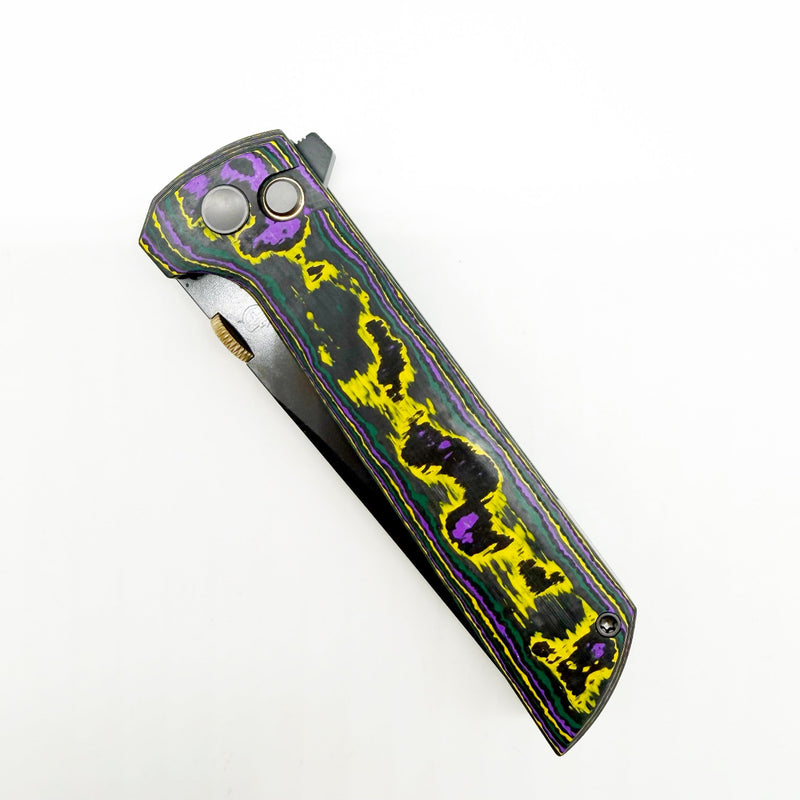 North Mountain 2406 Venom UV Reactive Carbon Fiber Chop2 SLD DLC Tanto