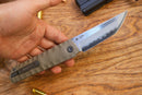 North Mountain Blade Kick Stop Chop Plus – 4" Tanto SLD-Magic Blade | Desert Tan G10 Handle