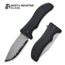 North Mountain Blade Lucky Dog – SLD-Magic Folding Knife, Black G10 Handle