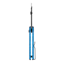 Oknife U1Ultra-SnowflakeBlue – 2.23" Brushed Glossy Ceramic Folding Utility Knife with TC4 Titanium Handle