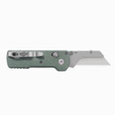 Oknife U1Green-Micarta – Folding Utility Knife with Green Micarta Handle & SK5 Utility Blade