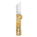 Oknife U1Pro-PEI – Folding Utility Knife Multitool with Amber Transparent PEI Handle & Folding Screwdriver