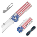 Oknife U1Pro-Stars&Stripes – 2.23" SK5 Folding Utility Knife with G10 Handle