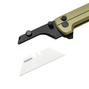 Oknife U1Ultra-Olive – 2.36" Zirconium Oxide Ceramic Folding Utility Knife with OAL Aluminum Handle