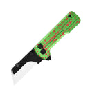 Oknife U1Ultra-ZombieGreen – 2.36" Zirconium Oxide Ceramic Folding Utility Knife with 6061 Aluminum Handle