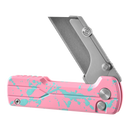 Oknife U1Ultra-ZombiePink – 2.36" Zirconium Oxide Ceramic Folding Utility Knife with OAL Aluminum Handle