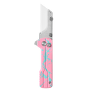 Oknife U1Ultra-ZombiePink – 2.36" Zirconium Oxide Ceramic Folding Utility Knife with OAL Aluminum Handle