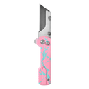 Oknife U1Ultra-ZombiePink – 2.36" Zirconium Oxide Ceramic Folding Utility Knife with OAL Aluminum Handle