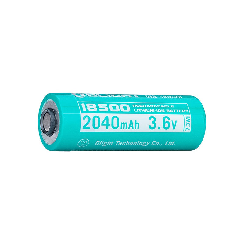 Olight 18500 2040mAh Rechargeable Battery – Compatible with Odin Mini, Odin GL & Javelot Mini