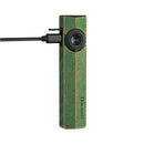 Olight ArkPro C.O.R.E. Antique Green switch and magnetic MCC charging interface detail