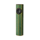 Olight ArkPro C.O.R.E. Antique Green front view – 1500 lumen flat EDC flashlight with stone-washed antique green and gold finish