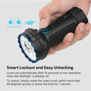 Olight Marauder Mini 2 Black – 10,000 Lumen Compact USB-C Flashlight w/ Red Light, Flood & Spot (750m Throw)