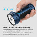 Olight Marauder Mini 2 Midnight Blue – 10,000 Lumen Compact USB-C Flashlight w/ Red Light, Flood & Spot (750m Throw)