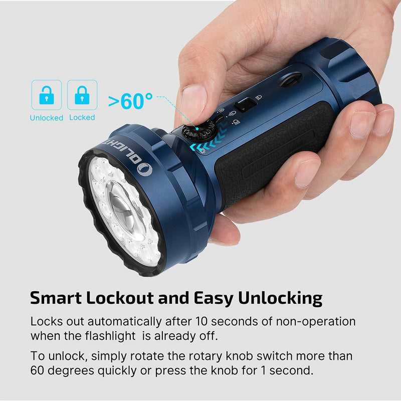 オーライト Marauder Mini 2 ミッドナイトブルー Olight Marauder Mini 2 Midnight Blue 10,000 Lumen Light