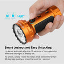Olight Marauder Mini 2 Orange – 10,000 Lumen Compact USB-C Flashlight w/ Red Light, Flood & Spot (750m Throw)