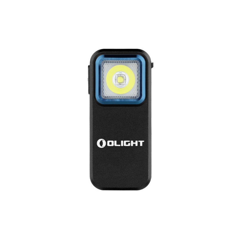 Olight Oclip Clip Light – Black | 300 Lumen Rechargeable Clip-On with White & Red LEDs