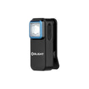 Olight Oclip Clip Light – Black | 300 Lumen Rechargeable Clip-On with White & Red LEDs
