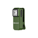 Olight Oclip Clip Light – OD Green | 300 lm Rechargeable Clip-On with White & Red LED