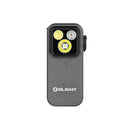 Olight Oclip Pro Phantom Squadron front view – 500 lumen clip-on EDC flashlight in grey