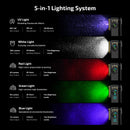 Olight Oclip Pro S – 600 Lumen Clip Flashlight w/ UV, RGB & Magnet (BLACK)