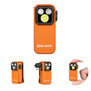 Olight Oclip Pro S – 600 Lumen Clip Flashlight w/ UV, RGB & Magnet (Orange)