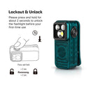Olight Oclip Pro S Sunken Artifact lockout function and controls detail