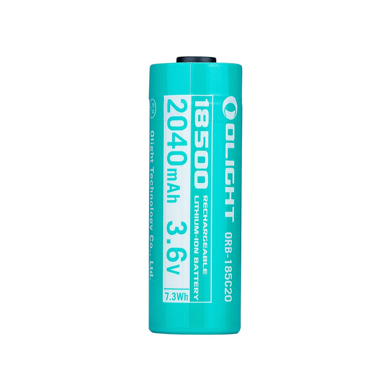 Olight 18500 2040mAh Rechargeable Battery – Compatible with Odin Mini, Odin GL & Javelot Mini