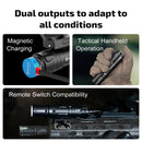 Olight Odin Mini Black magnetic charging, tactical handheld operation and remote switch compatibility
