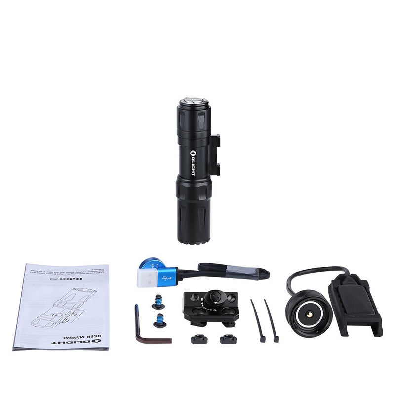Olight Odin Mini – 1,250 Lumen MLOK Flashlight with Pressure Switch & Rail Mount