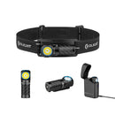 Olight Perun 3 Mini Headlamp & Flashlight – 1,250 Lumens, Red & White Light, Magnetic Clip