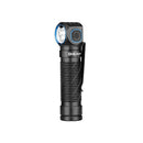 Olight Perun 3 Headlamp – Black | 3,000 Lm Rechargeable Right‑Angle Headlamp with White & Red Light Modes