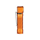 Olight Perun 3 Headlamp – Orange | 3,000 Lm Rechargeable Right‑Angle Headlamp with Dual White & Red Light Modes
