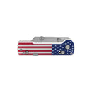 Olight U1 Pro Folding Knife – Stars & Stripes Edition | USA Flag G10 Handle, Utility Blade & Magnetic Bit Driver