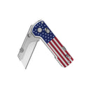 Olight U1 Pro Folding Knife – Stars & Stripes Edition | USA Flag G10 Handle, Utility Blade & Magnetic Bit Driver