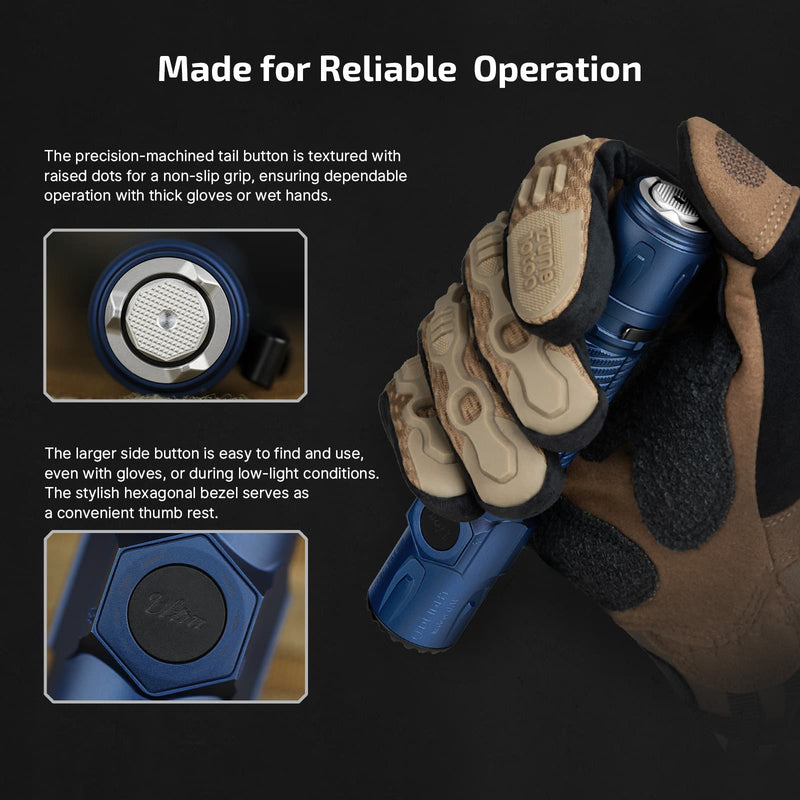Olight Warrior Ultra Navy Blue – 2,500lm Tactical Light