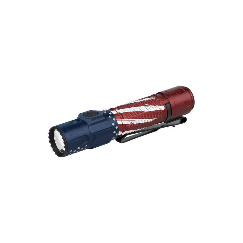 Olight Warrior Ultra 2500 Lumen Tactical Flashlight Stars & Stripes